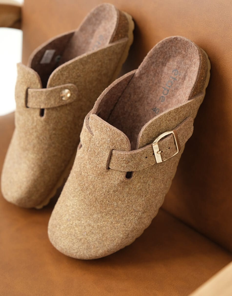 Сліппери з повсті жіночі Etape 8736 BRILLAN BEIG