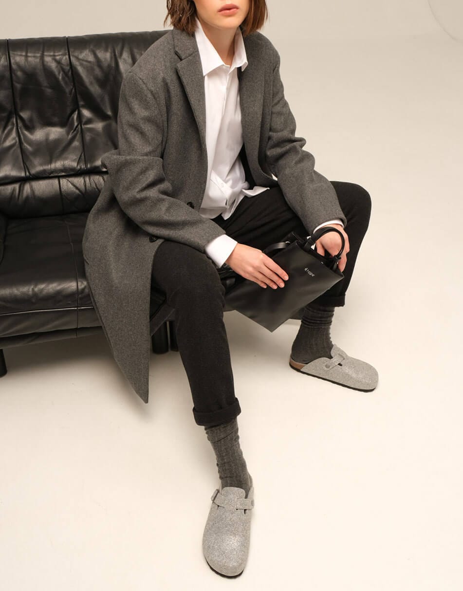 Сліппери з повсті жіночі Etape 8736 BRILLAN GRIS