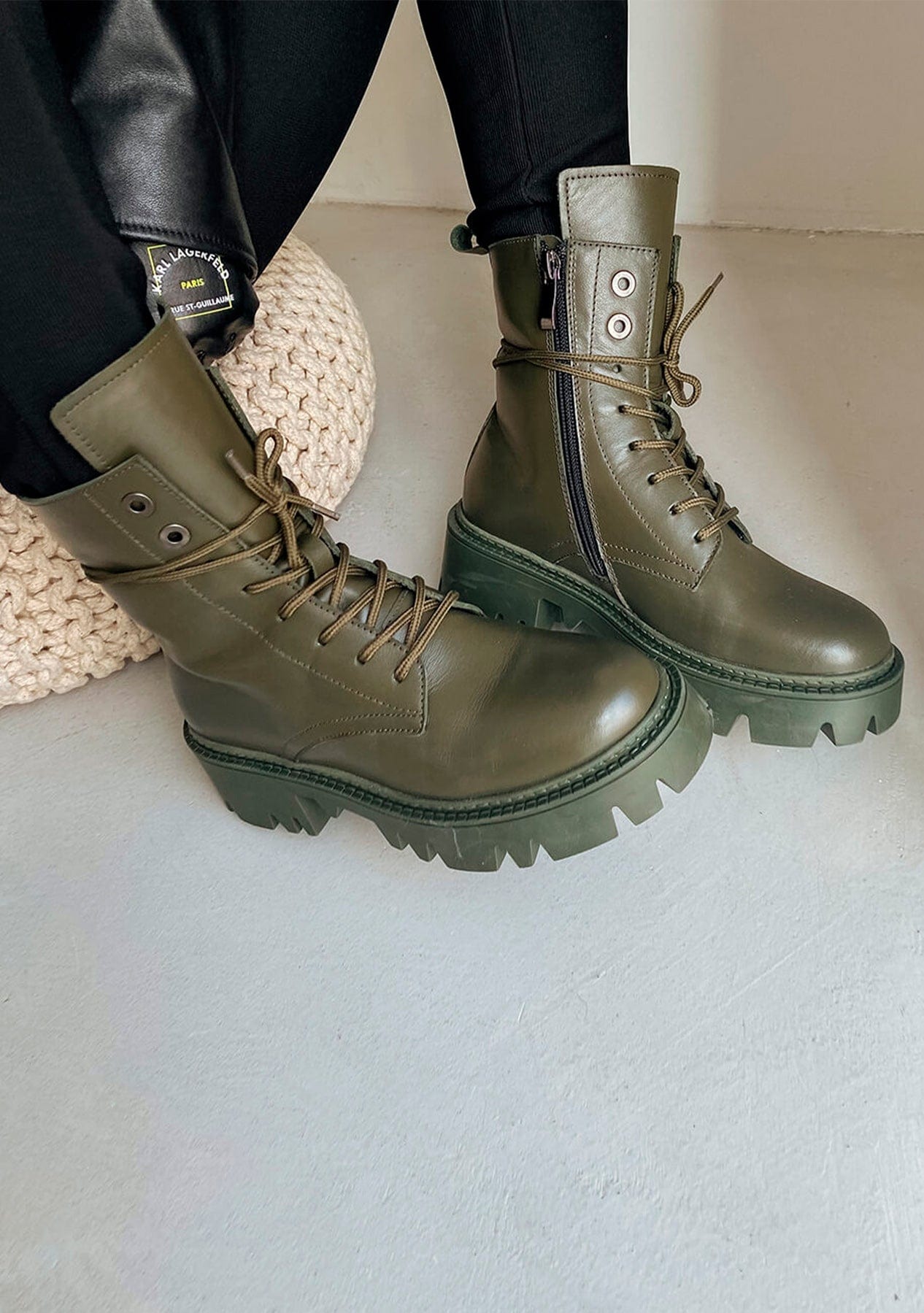 Черевики жіночі шкіряні Etape BOOTS KHAKI хакі