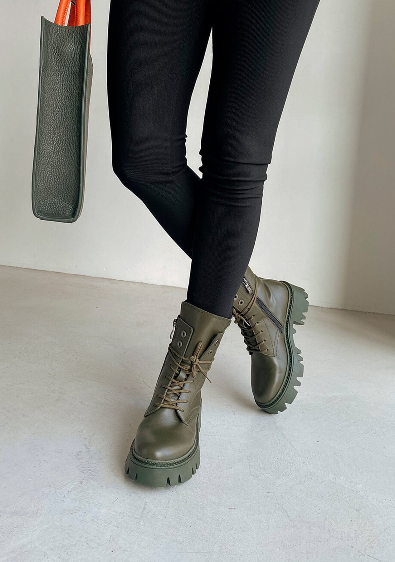 Черевики жіночі шкіряні Etape BOOTS KHAKI хакі