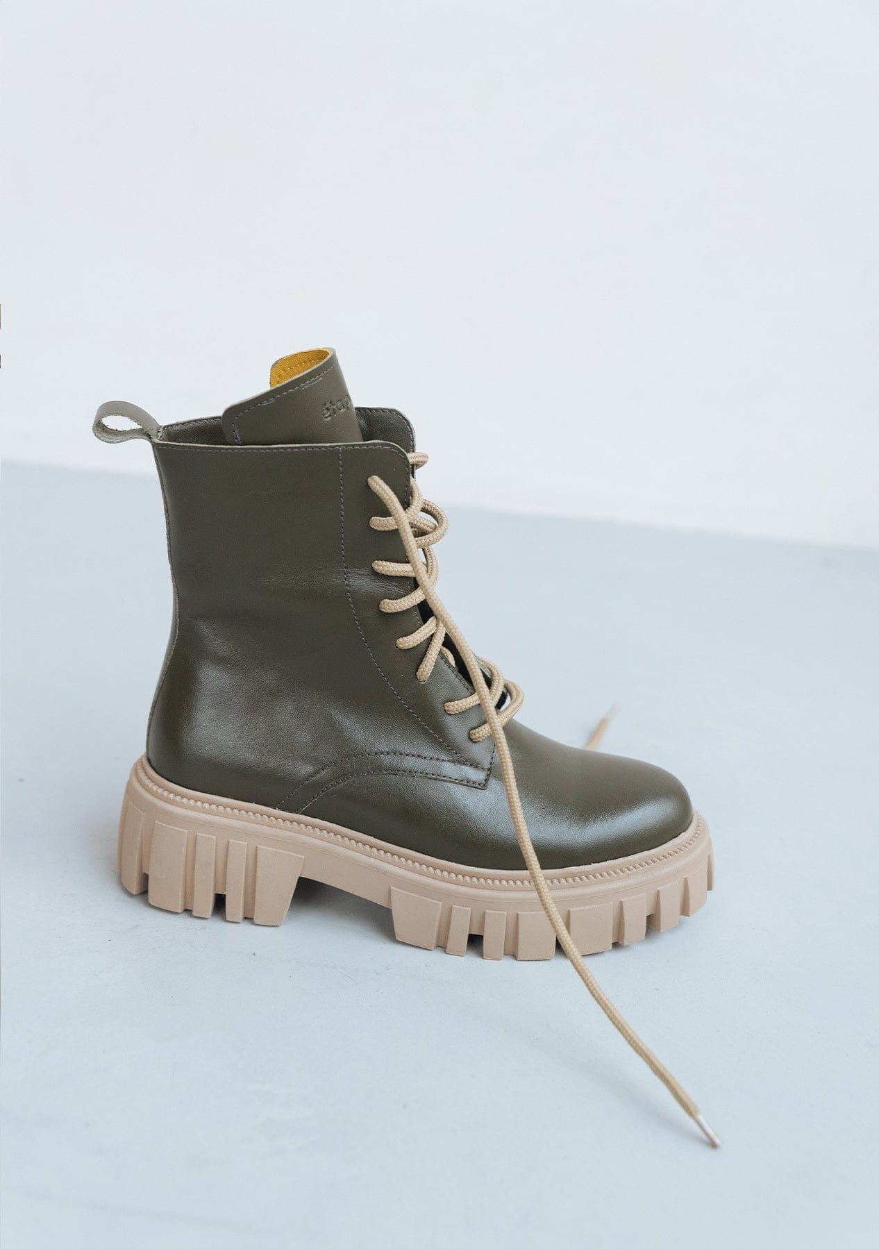 Черевики жіночі шкіряні Etape BOOTS KHAKI/BEIGE хакі/беж