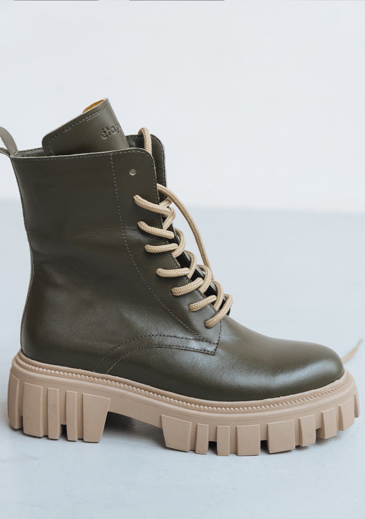 Черевики жіночі шкіряні Etape BOOTS KHAKI/BEIGE хакі/беж