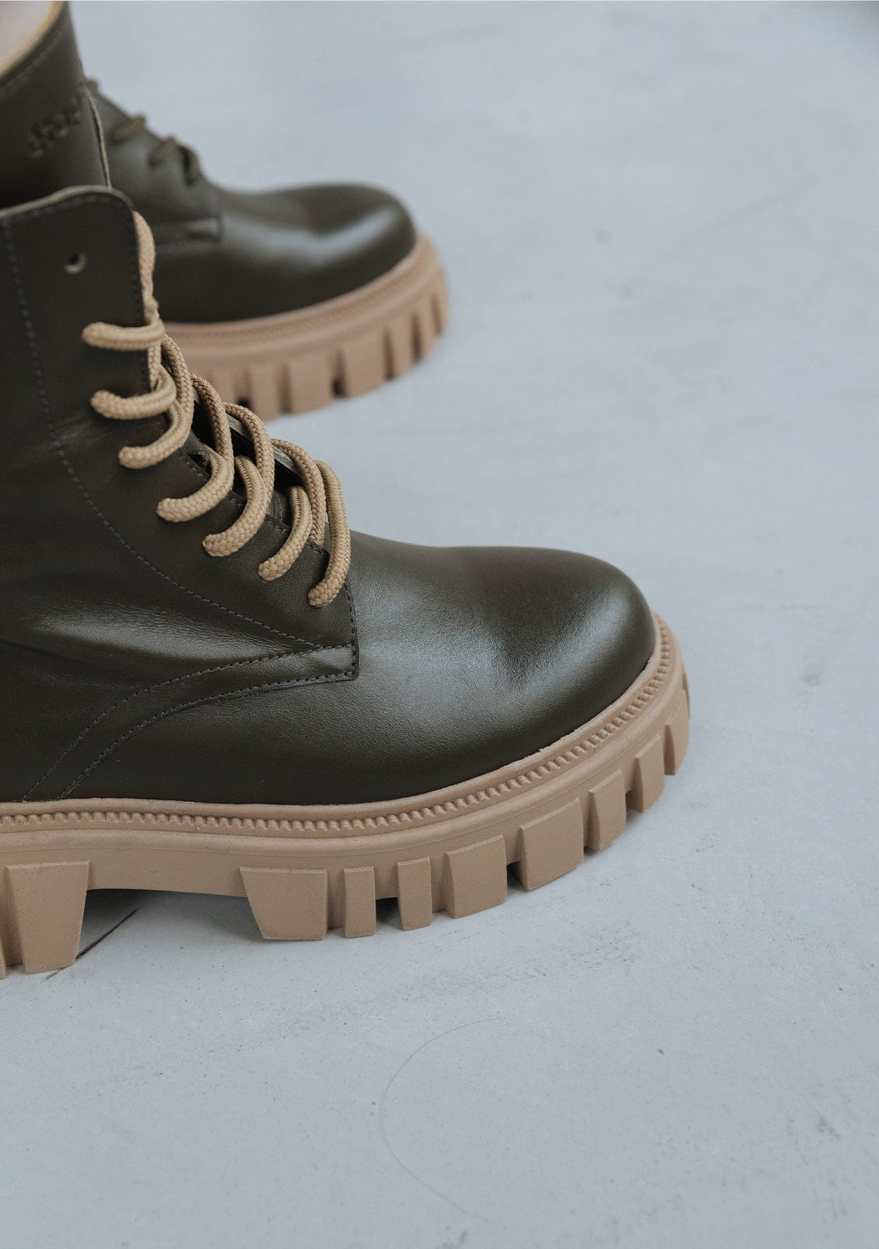 Черевики жіночі шкіряні Etape BOOTS KHAKI/BEIGE хакі/беж