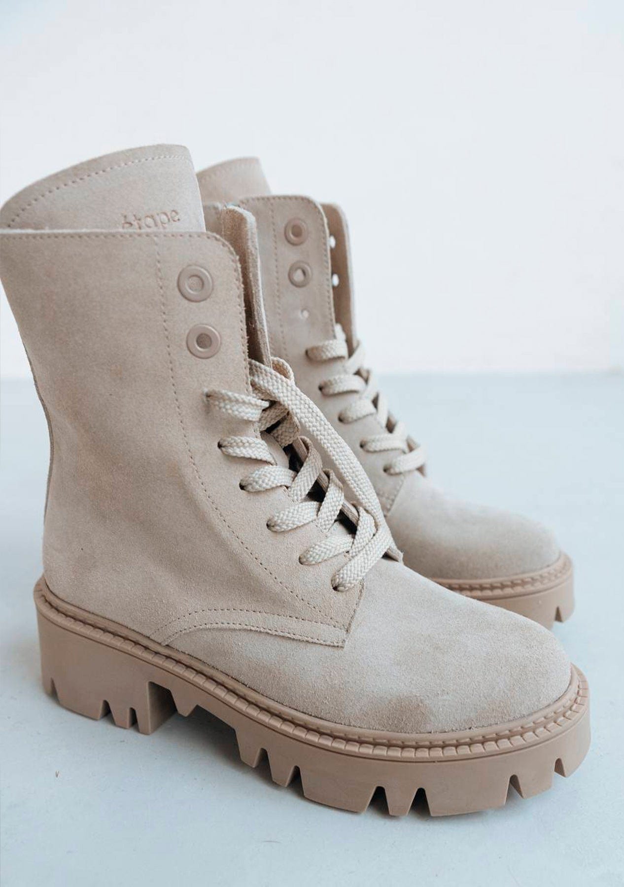 Черевики жіночі замшеві Etape BOOTS VELOR Beige бежеві