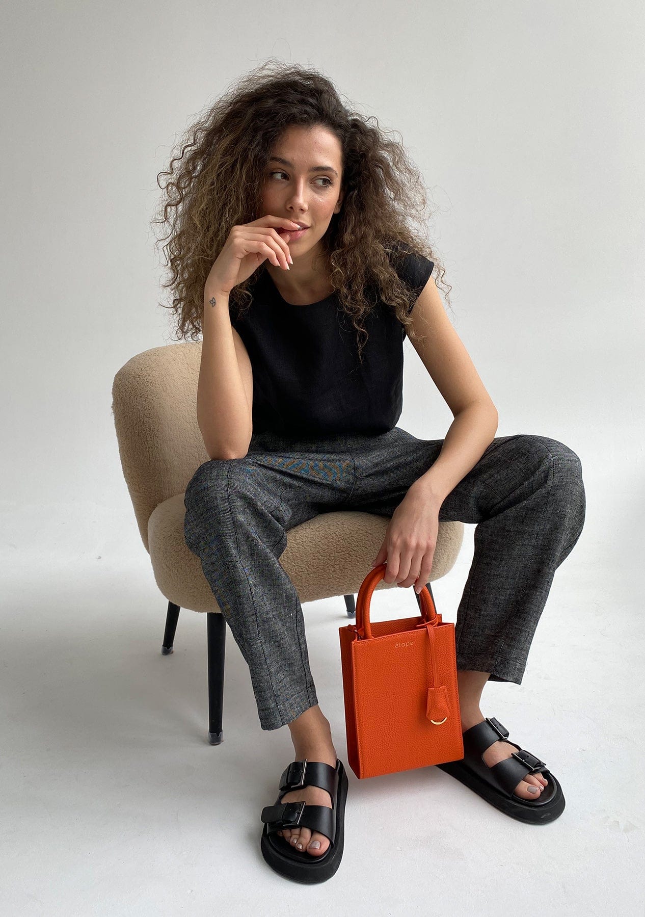 Штани жіночі льняні Etape EW tr Black