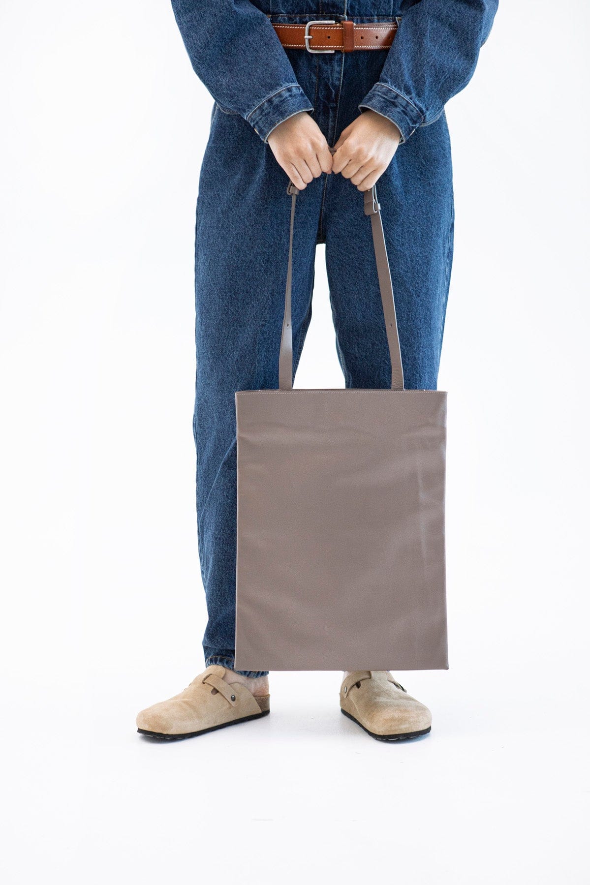 Сумка шкіряна Etape Grande 0011 Taupe