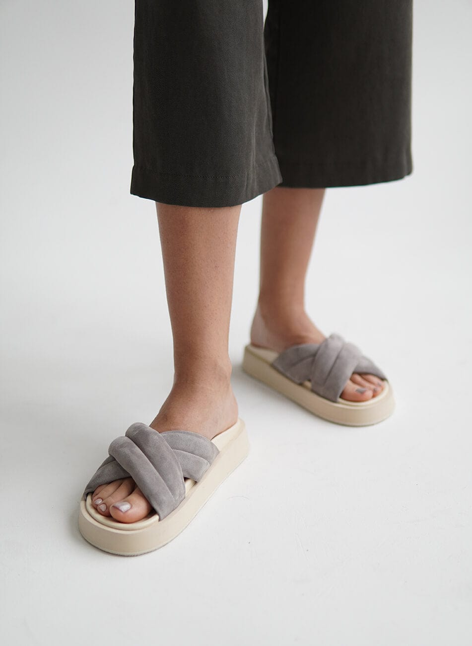 Сліппери замшеві Etape LB 37-Grey