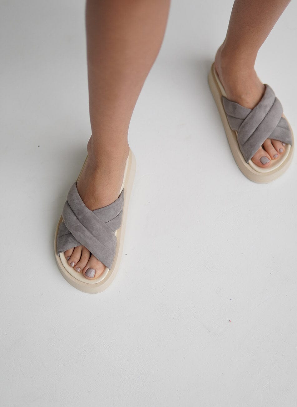 Сліппери замшеві Etape LB 37-Grey