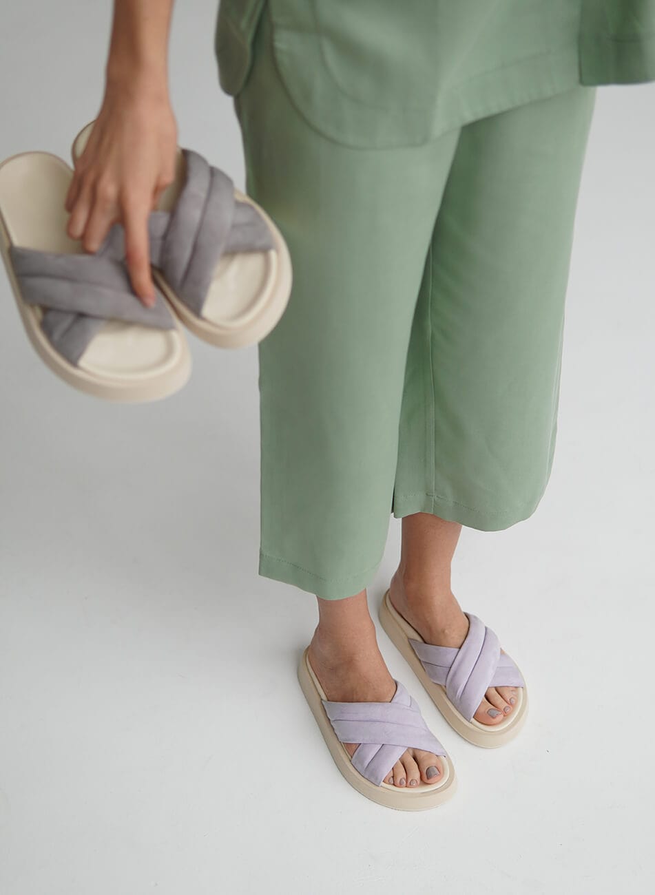 Сліппери замшеві Etape LB 37-Lavender