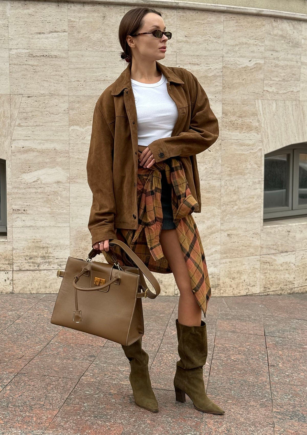 Сумка шкіряна Etape Milano Grande Caramel