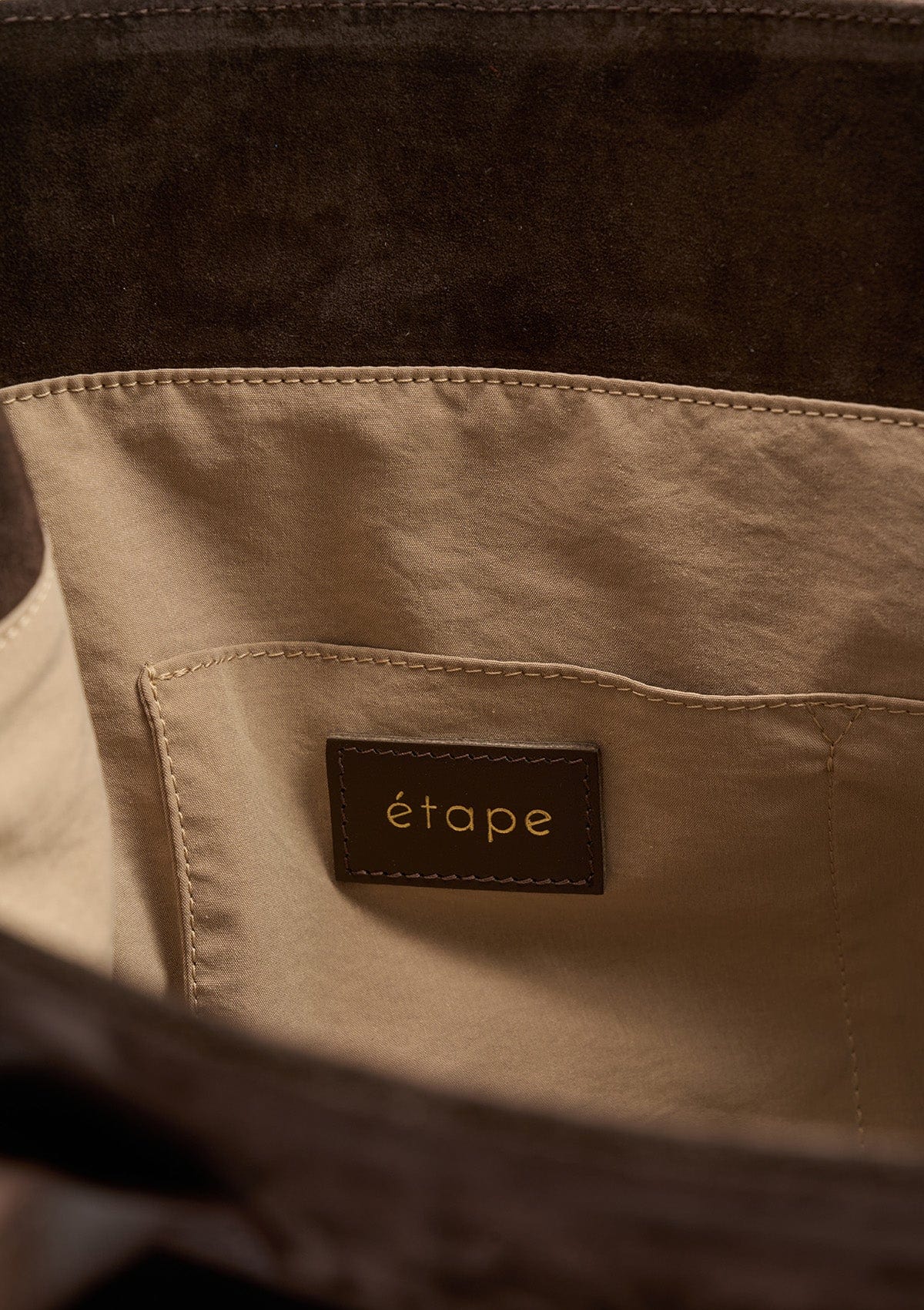 Сумка замшева Etape Milano Grande Suede Chocolate