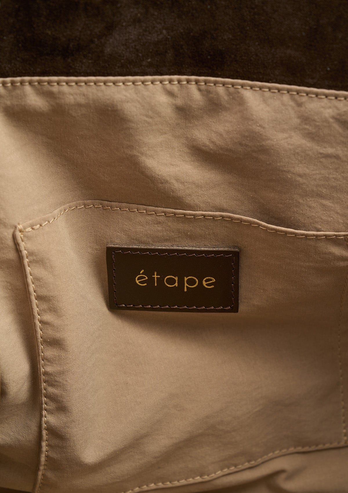 Сумка замшева Etape Milano Grande Suede Chocolate