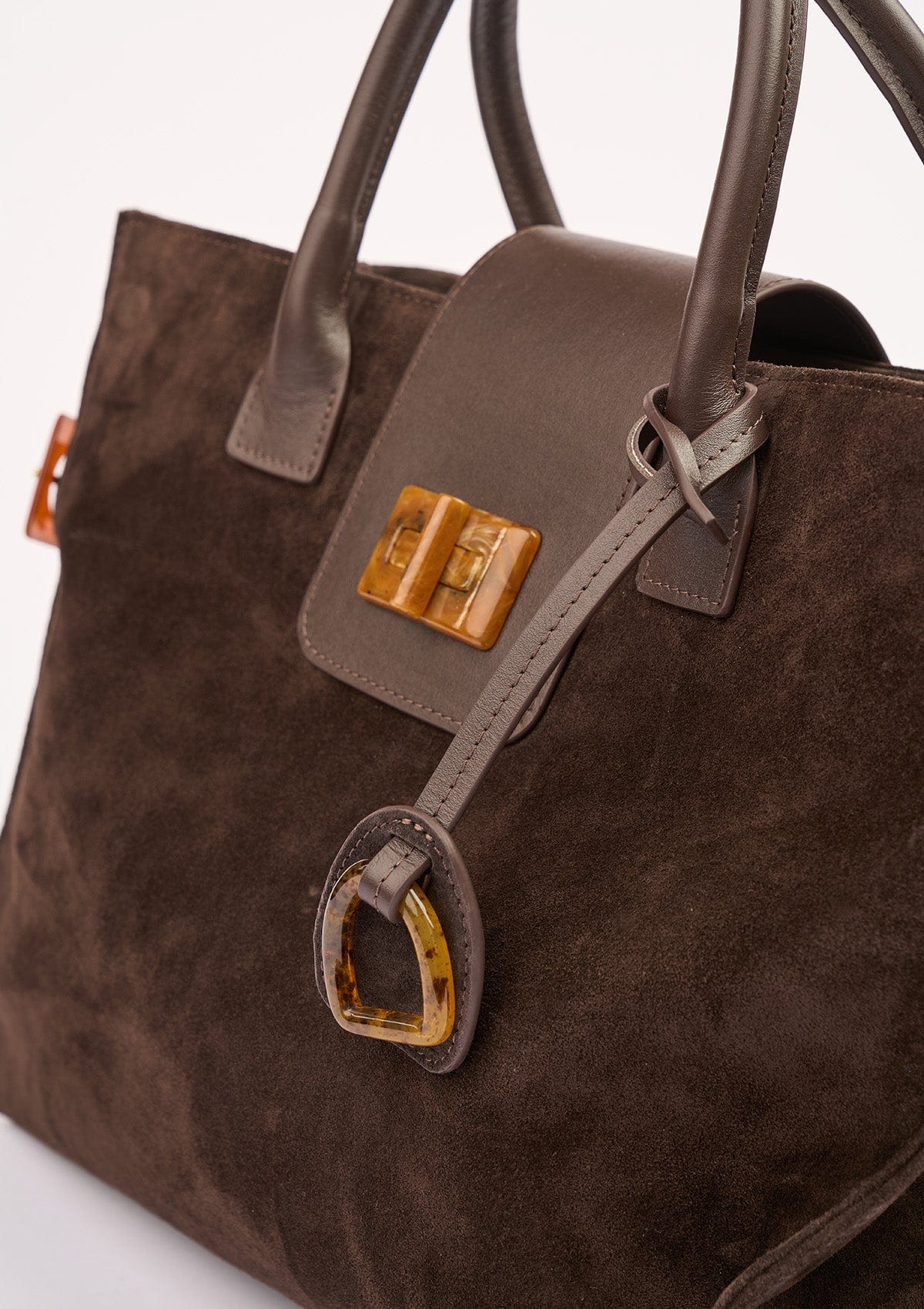 Сумка замшева Etape Milano Grande Suede Chocolate