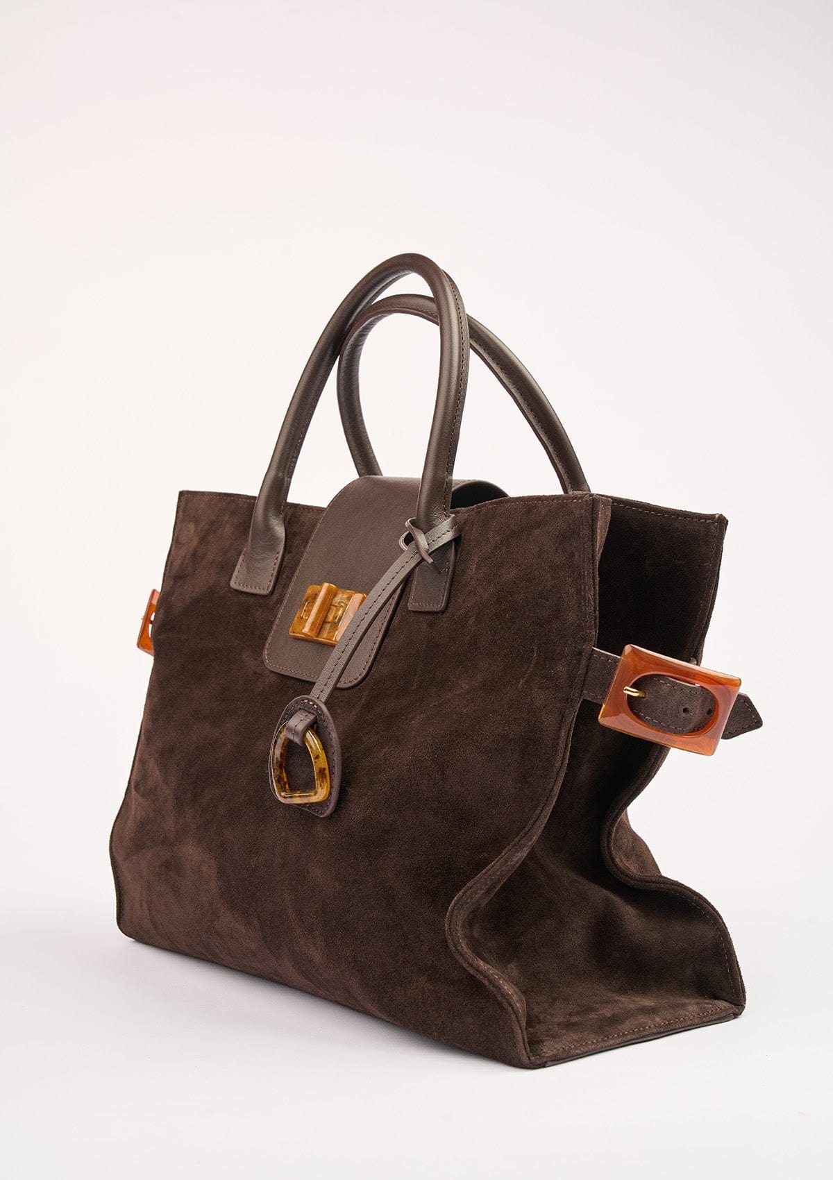 Сумка замшева Etape Milano Grande Suede Chocolate