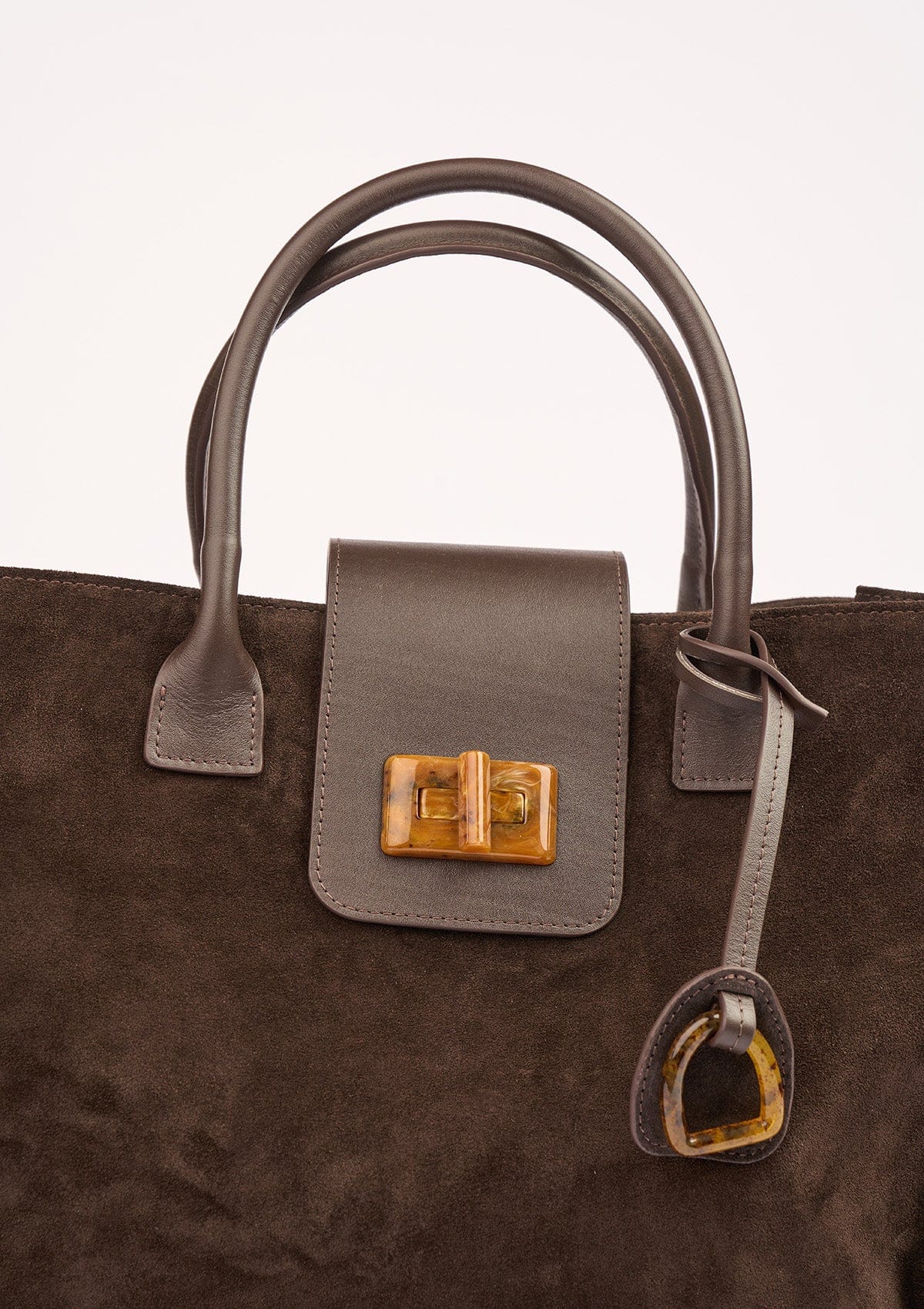 Сумка замшева Etape Milano Grande Suede Chocolate