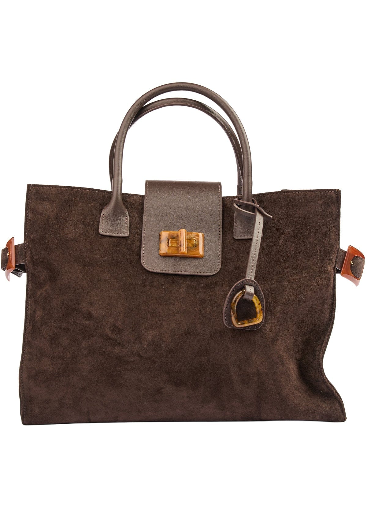Сумка замшева Etape Milano Grande Suede Chocolate