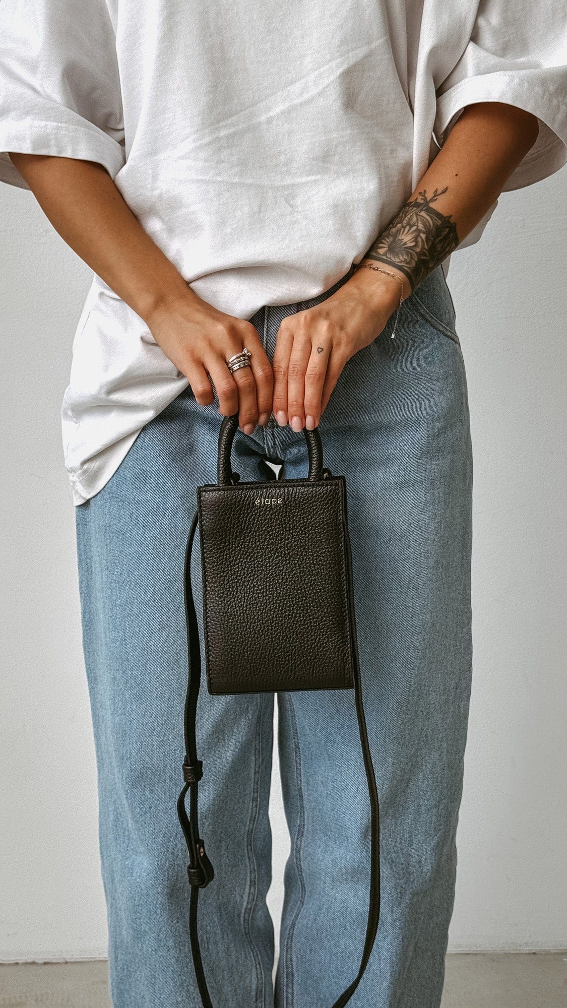 Сумка шкіряна Etape MIMI BAG Black Чорний