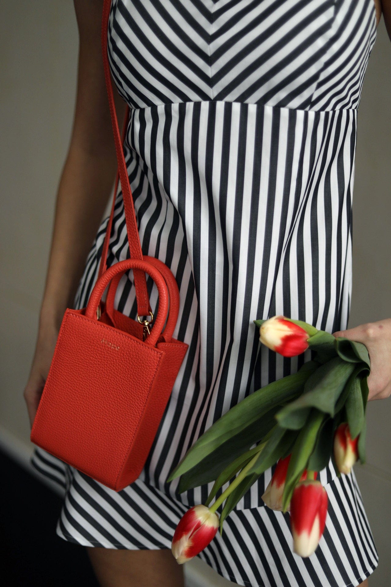 Сумка шкіряна Etape MIMI BAG Coral Кораловий