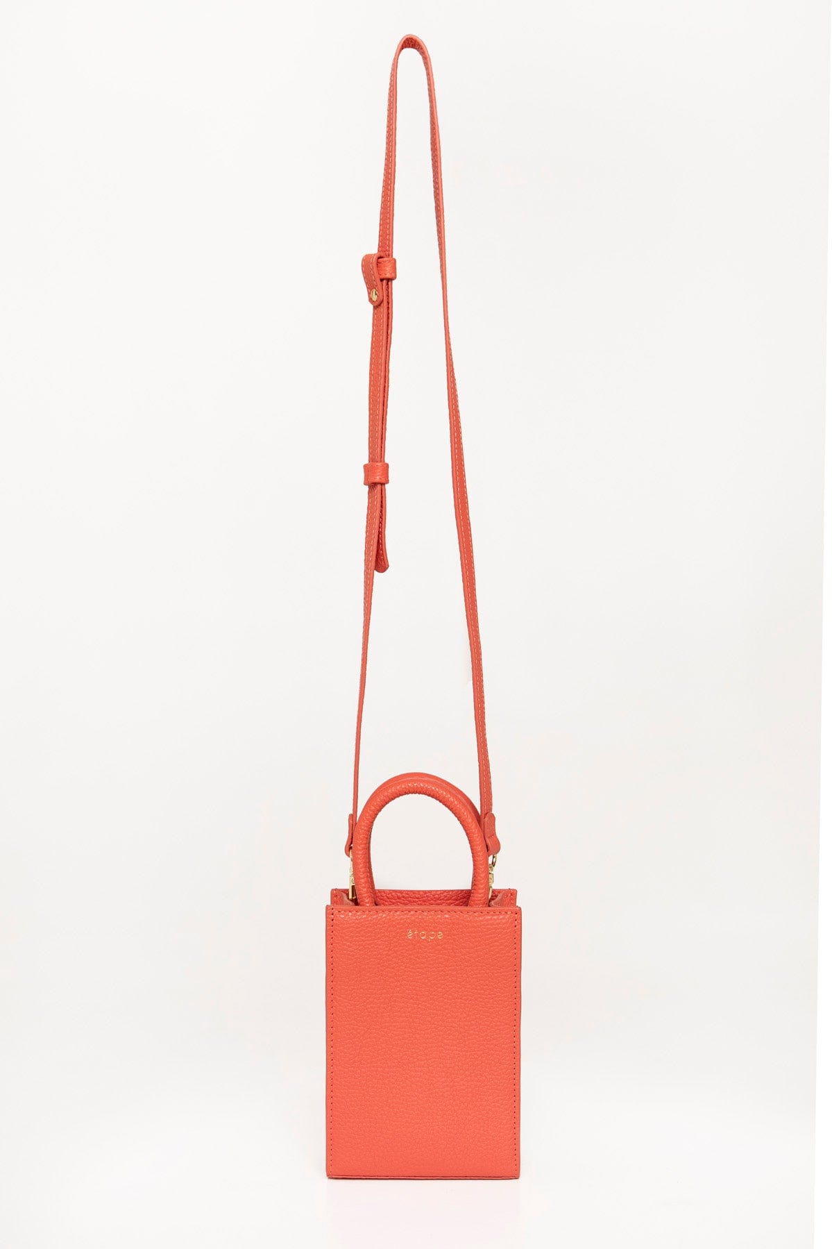 Сумка шкіряна Etape MIMI BAG Coral Кораловий