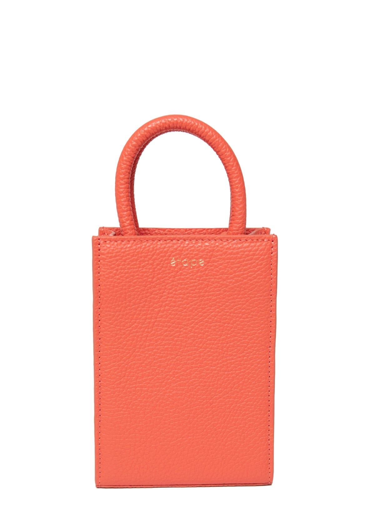 Сумка шкіряна Etape MIMI BAG Coral Кораловий