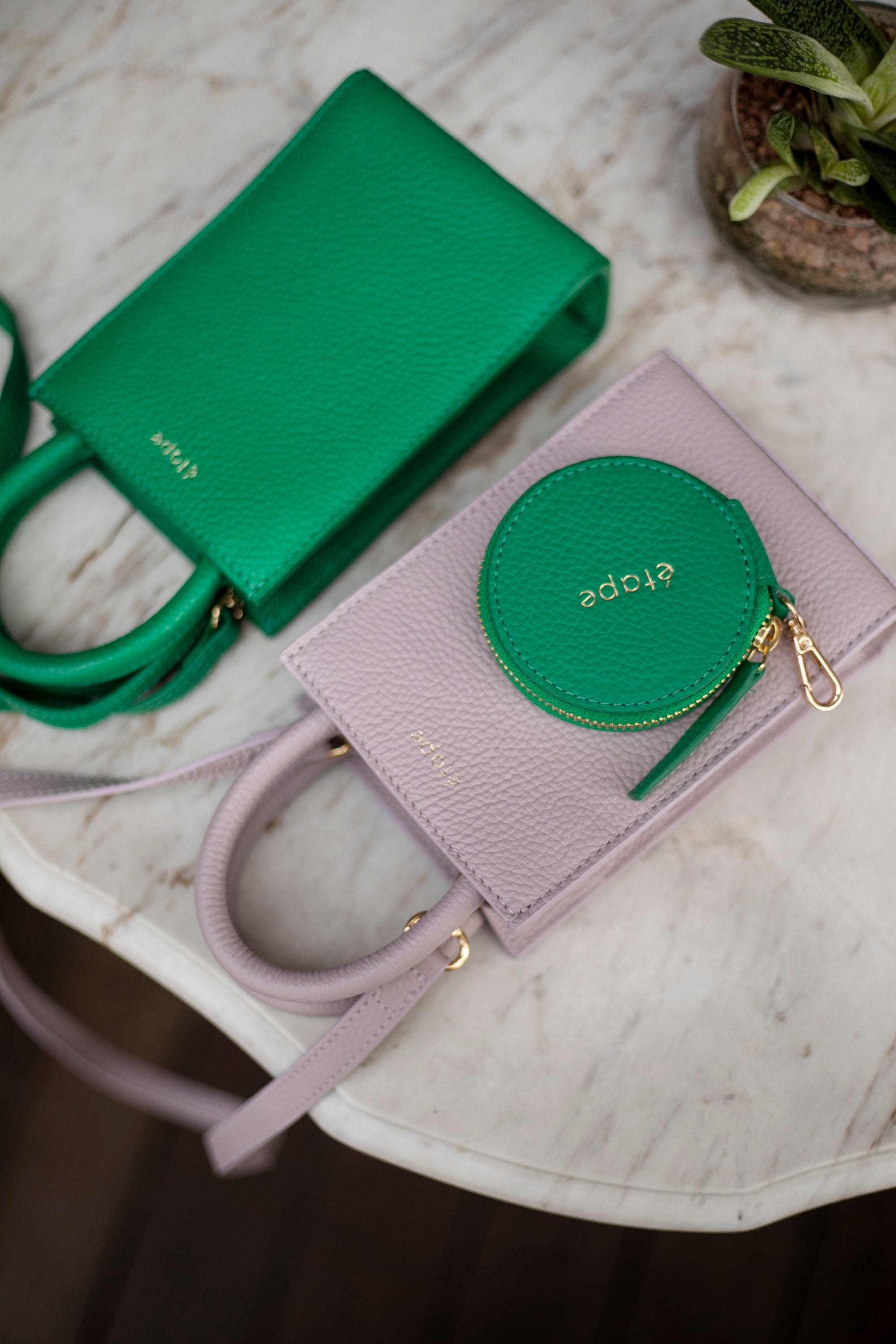 Сумка шкіряна Etape MIMI BAG Emerald Зелений