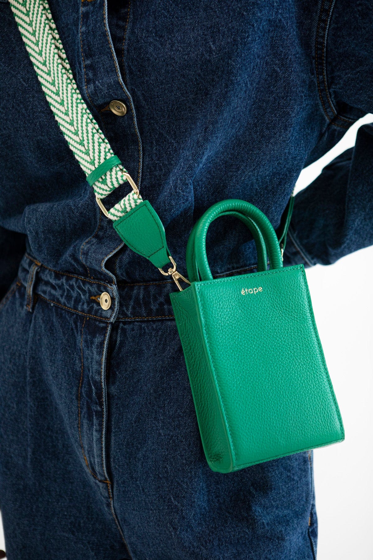 Сумка шкіряна Etape MIMI BAG Emerald Зелений