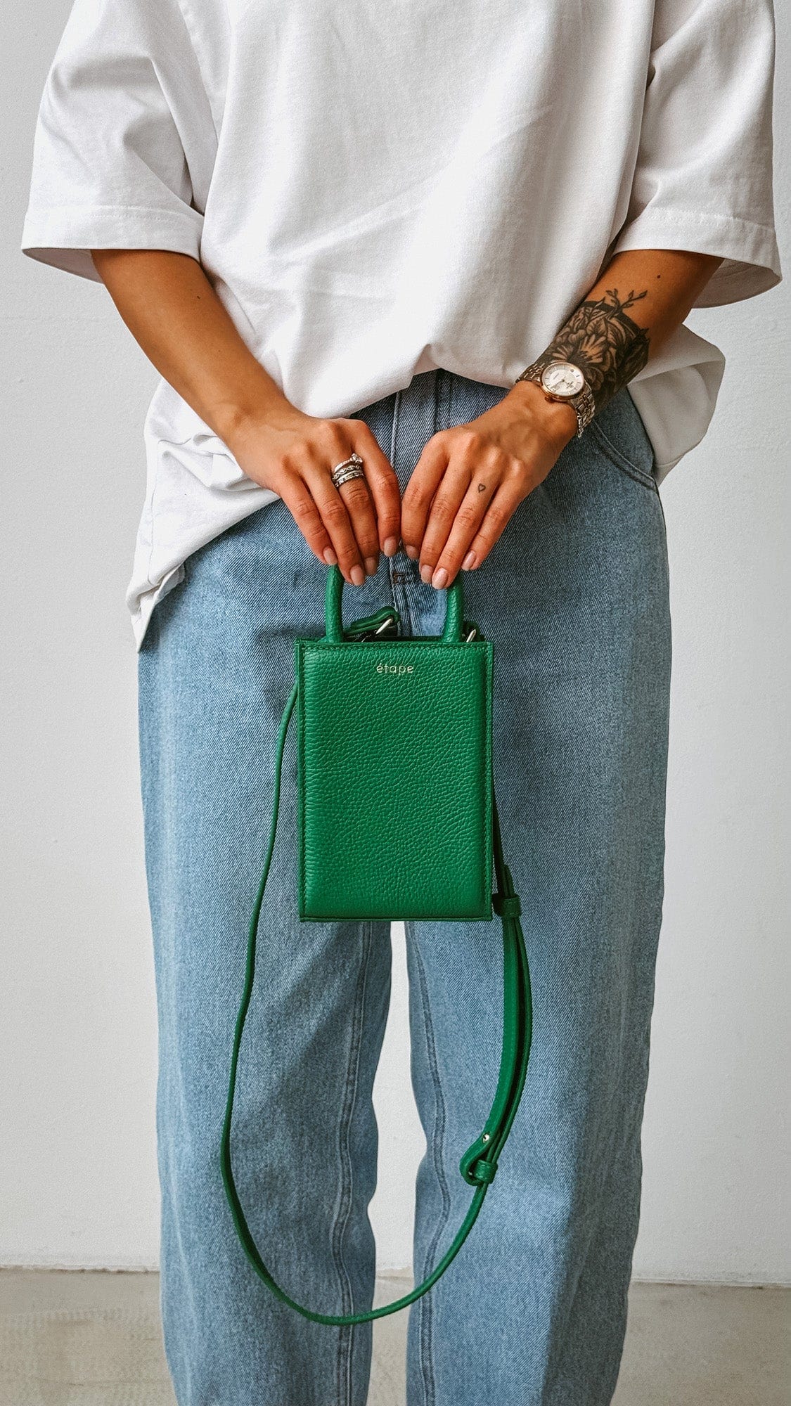 Сумка шкіряна Etape MIMI BAG Emerald Зелений