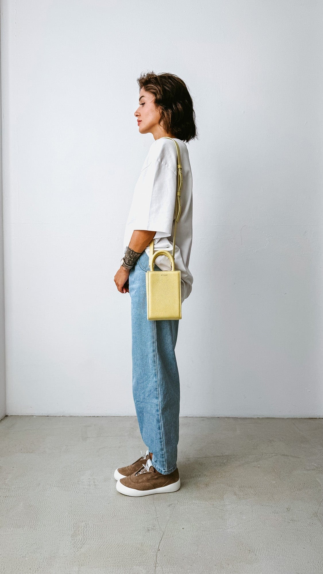 Сумка шкіряна Etape MIMI BAG Lemon Лимонний