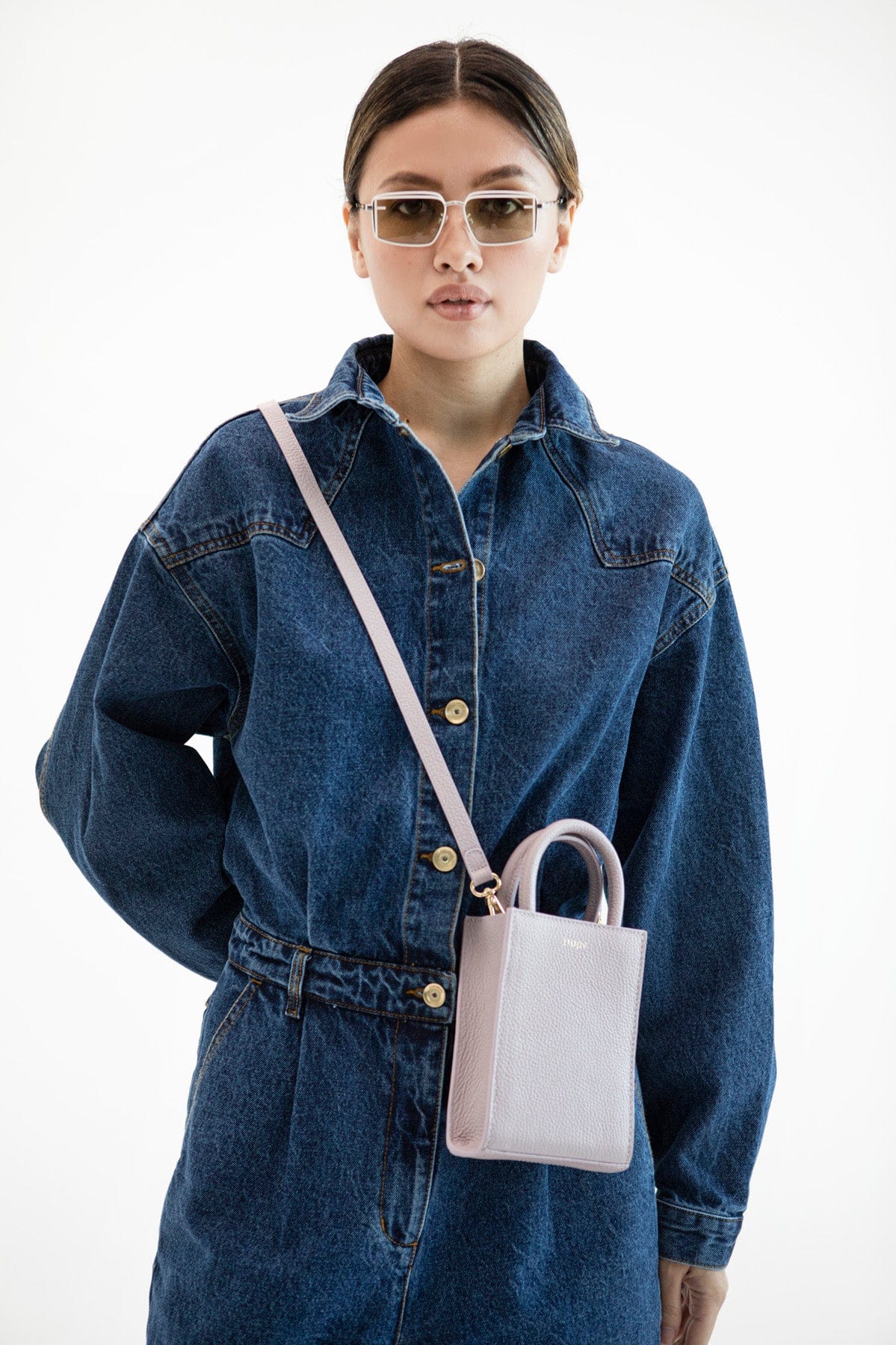 Сумка шкіряна Etape MIMI BAG Lila Фіолетовий