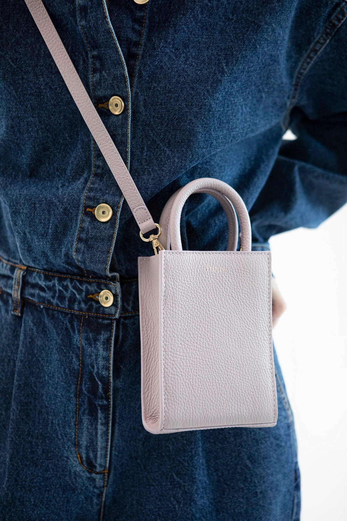 Сумка шкіряна Etape MIMI BAG Lila Фіолетовий