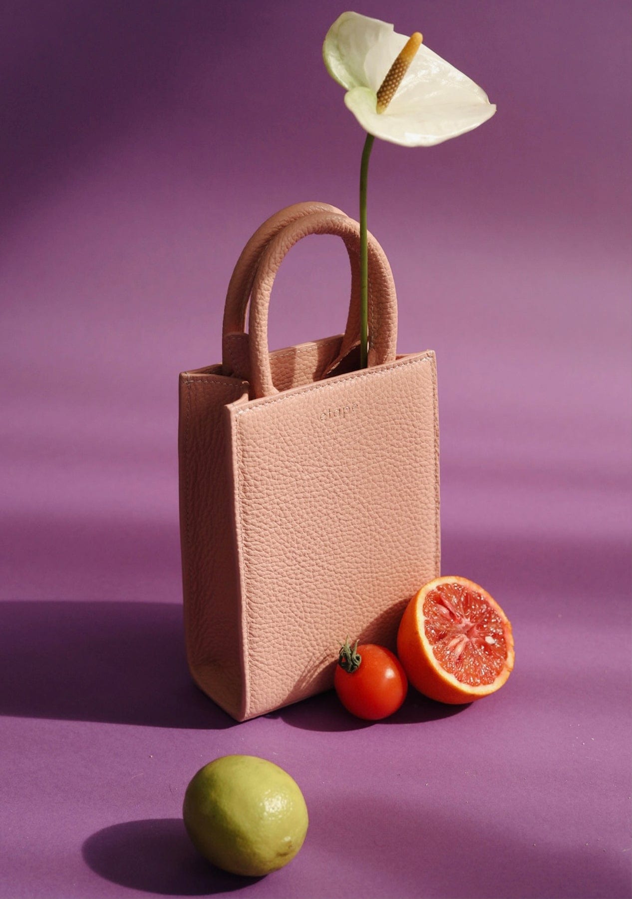 Сумка шкіряна Etape MIMI BAG Powder Рожевий