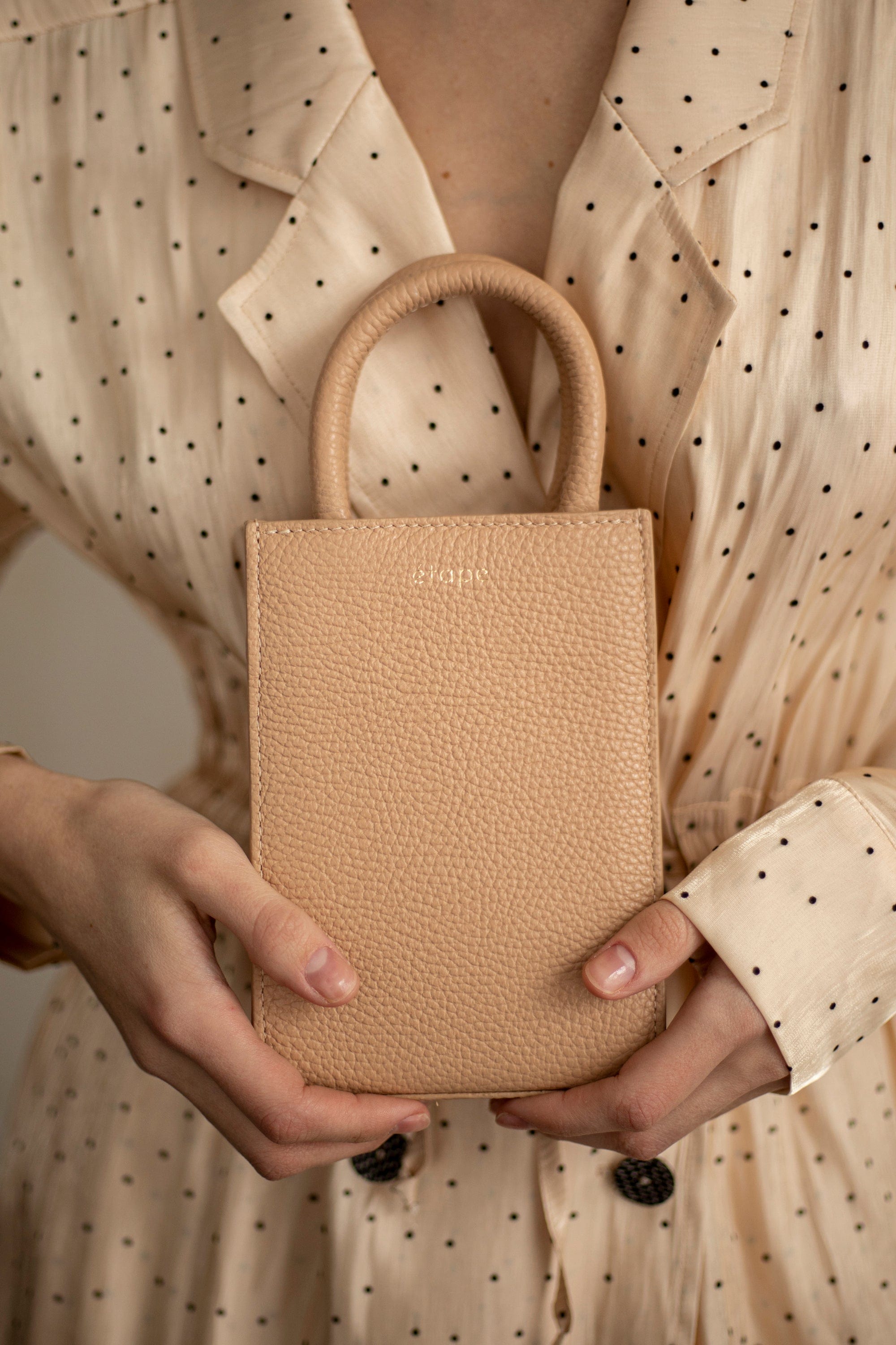 Сумка шкіряна Etape MIMI BAG Sand Бежевий