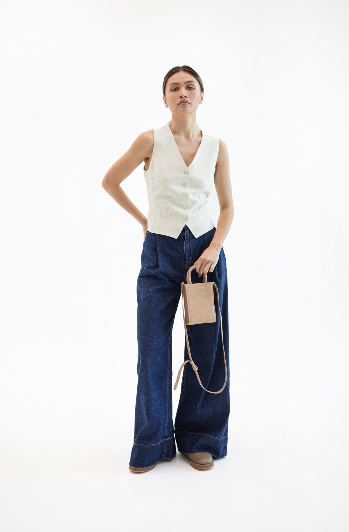 Сумка шкіряна Etape MIMI BAG Sand Бежевий