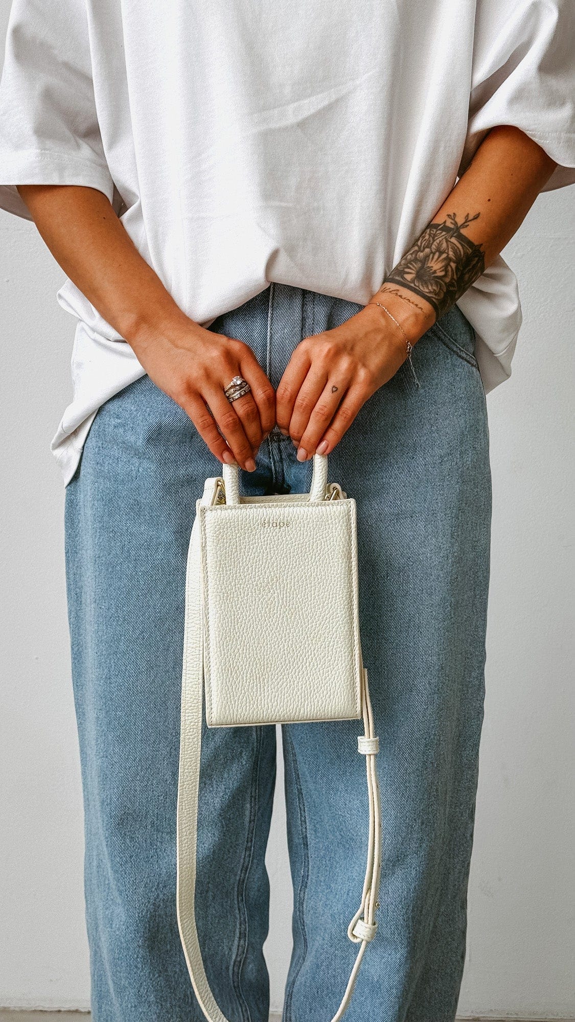 Сумка шкіряна Etape MIMI BAG White Білий