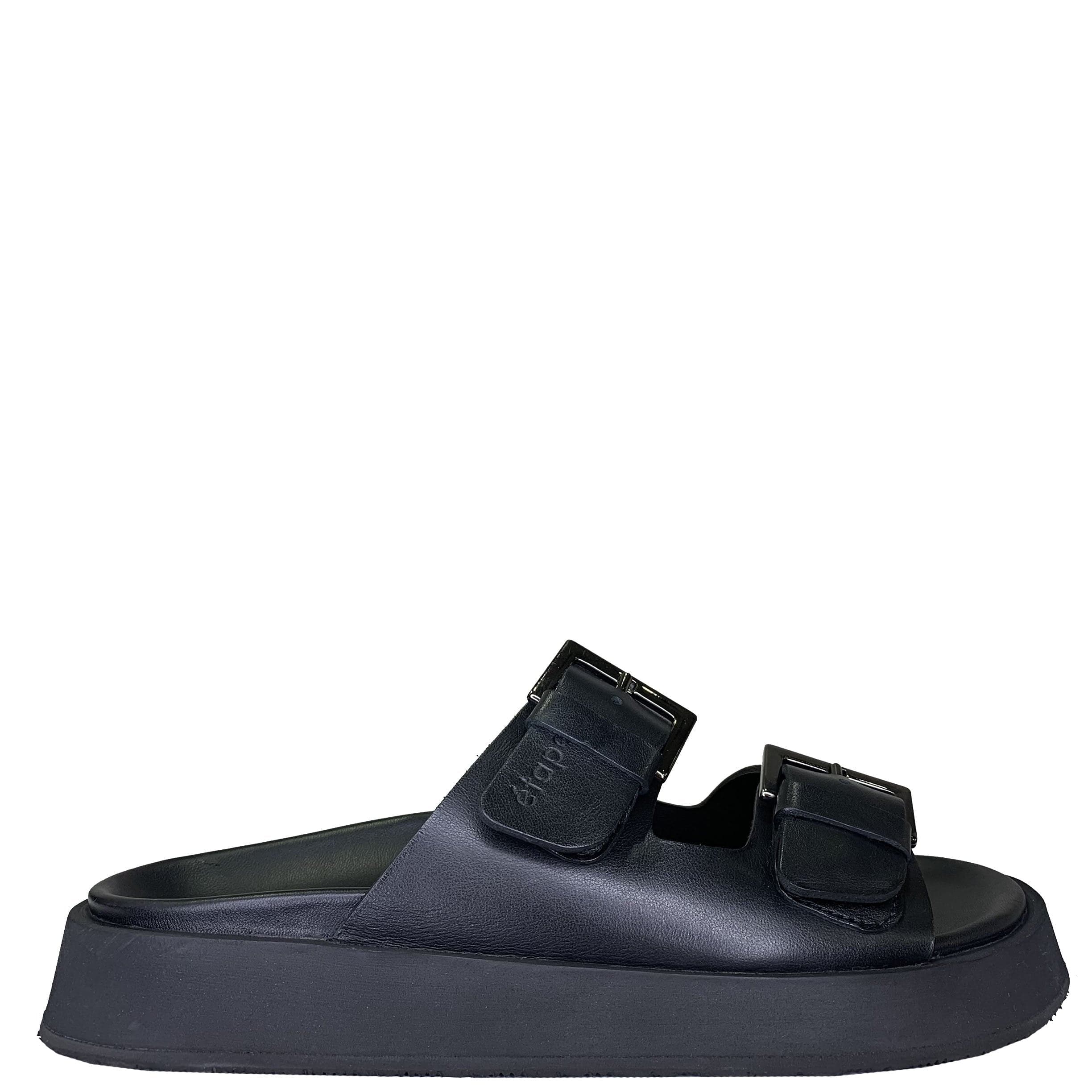 Сліппери шкіряні унісекс Etape MS17-0001 Black