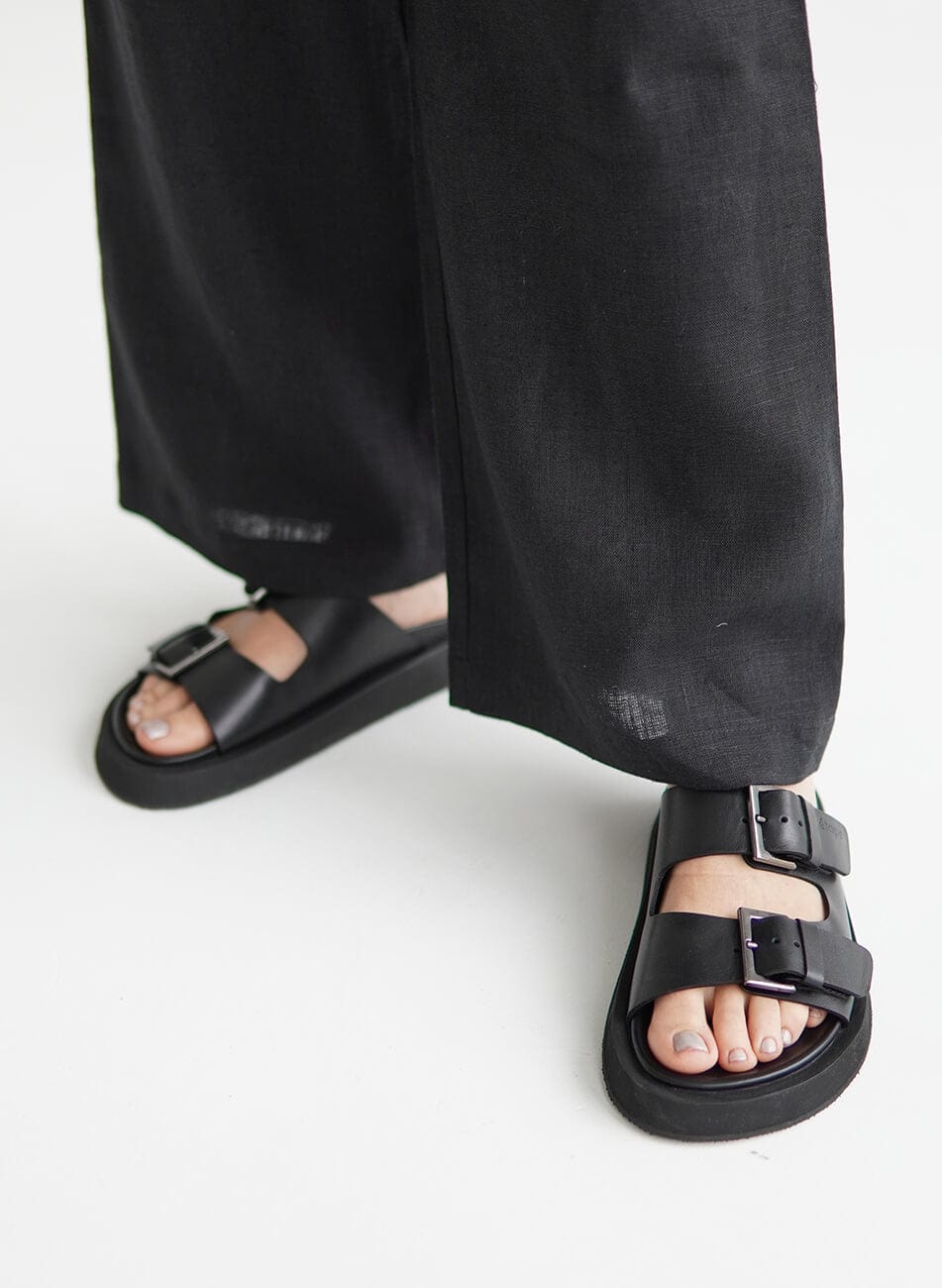 Сліппери шкіряні унісекс Etape MS17-0001 Black