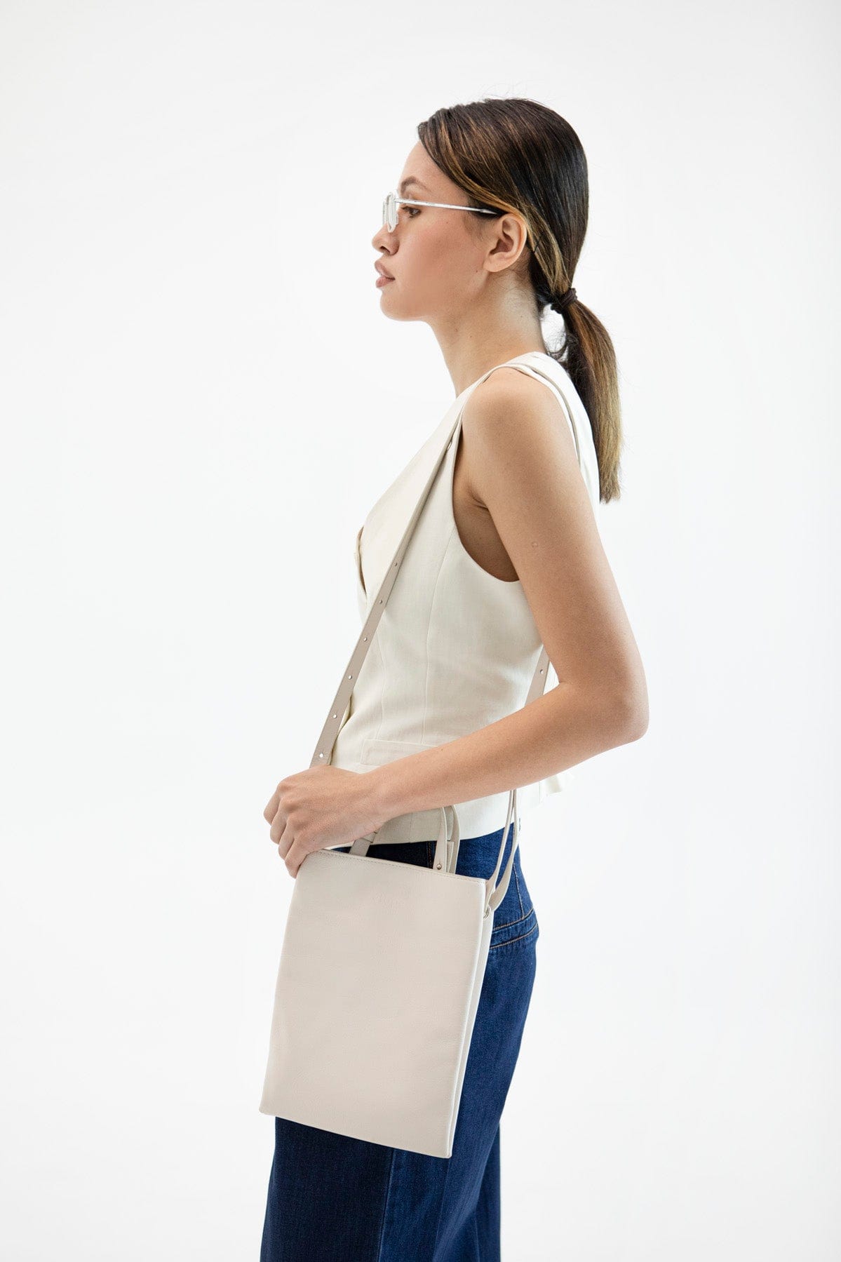 Сумка шкіряна Etape Petite 0027 Lait