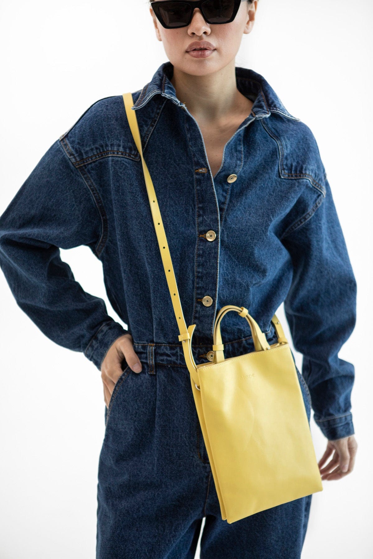 Сумка шкіряна Etape Petite 0027 Yellow