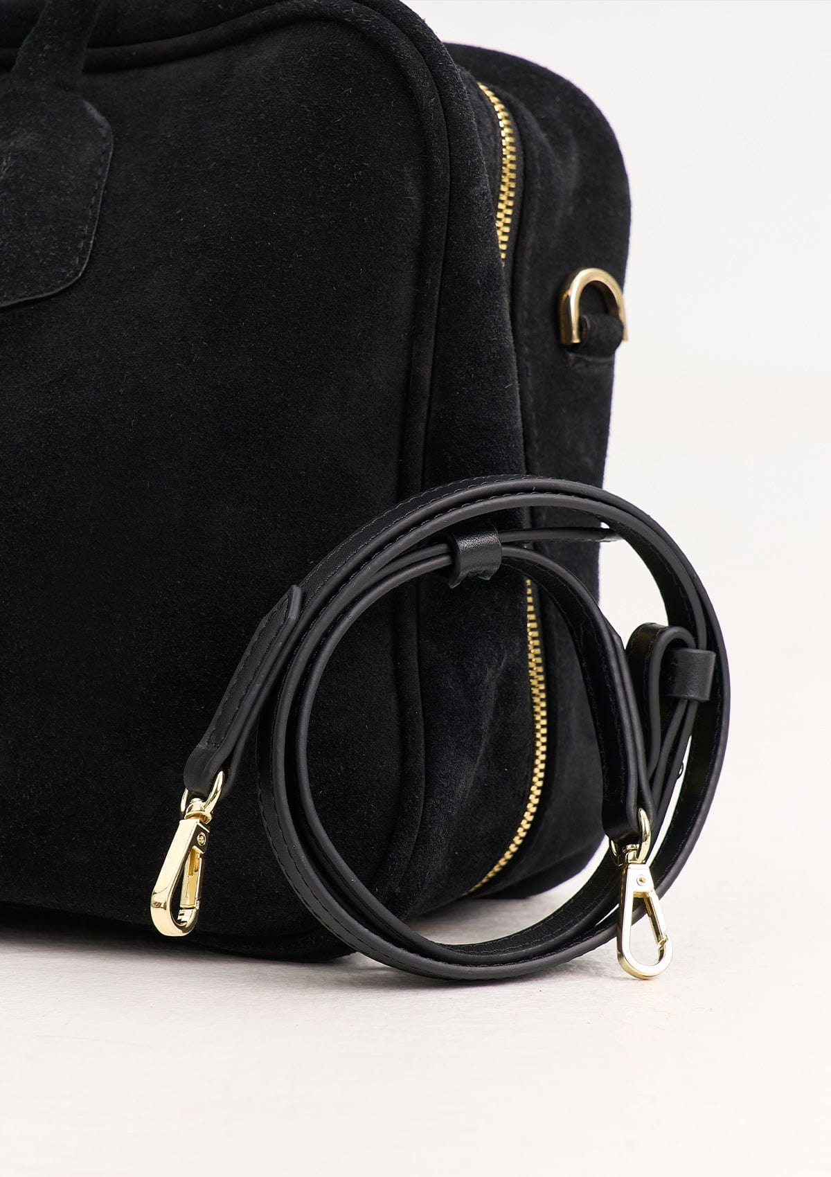 Сумка замшева Etape Roma Black Suede