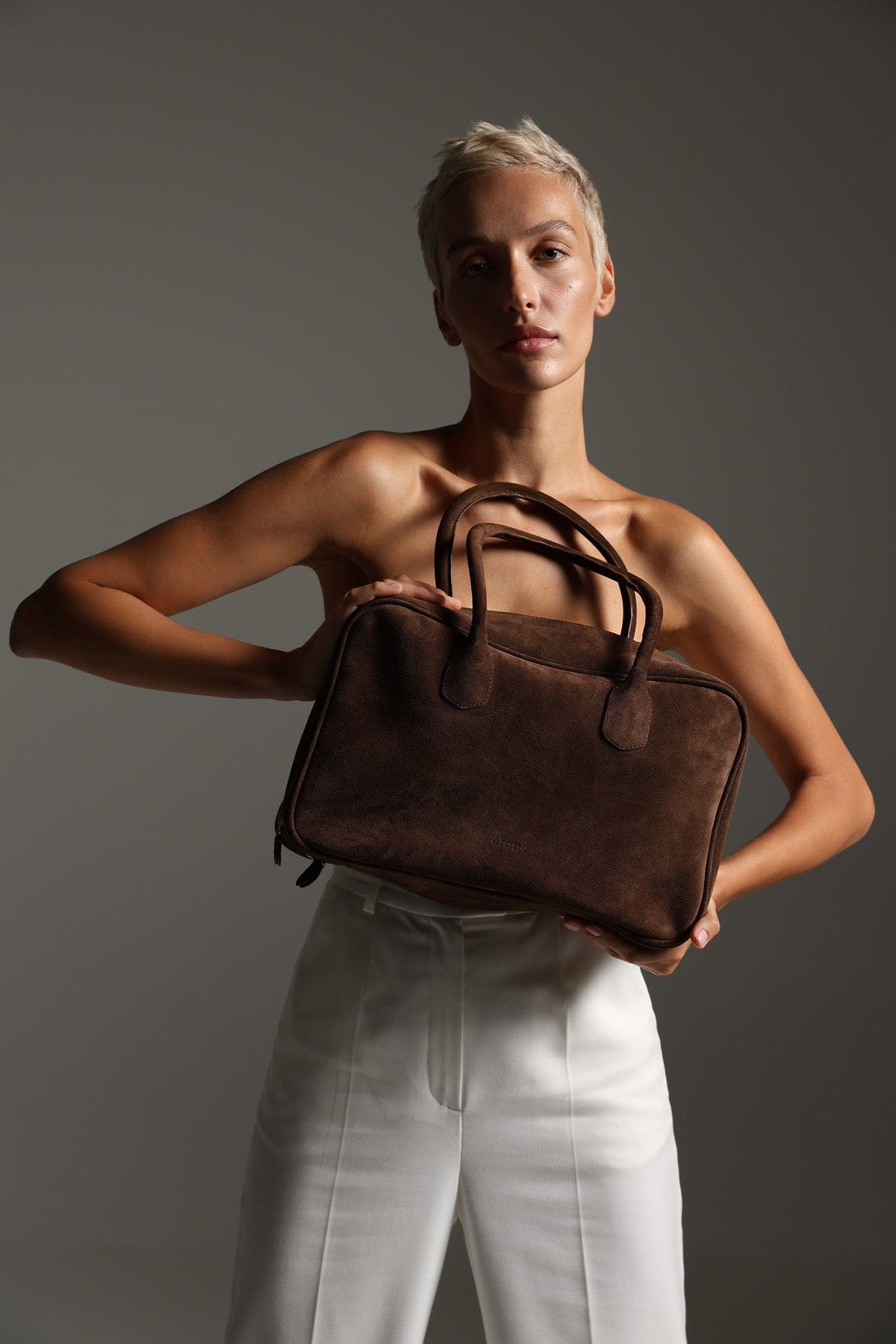 Сумка замшева Etape Roma Milk Chocolate Suede