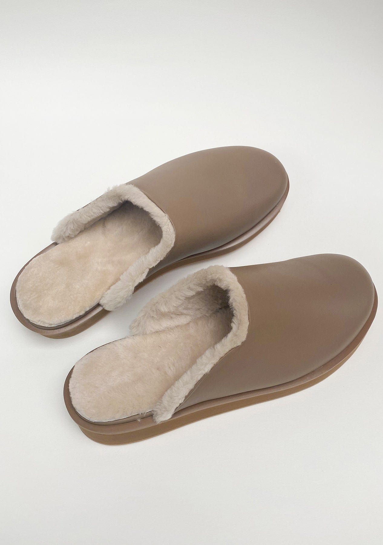 Сабо шкіряні утеплені Etape SBF 0088 Капучіно