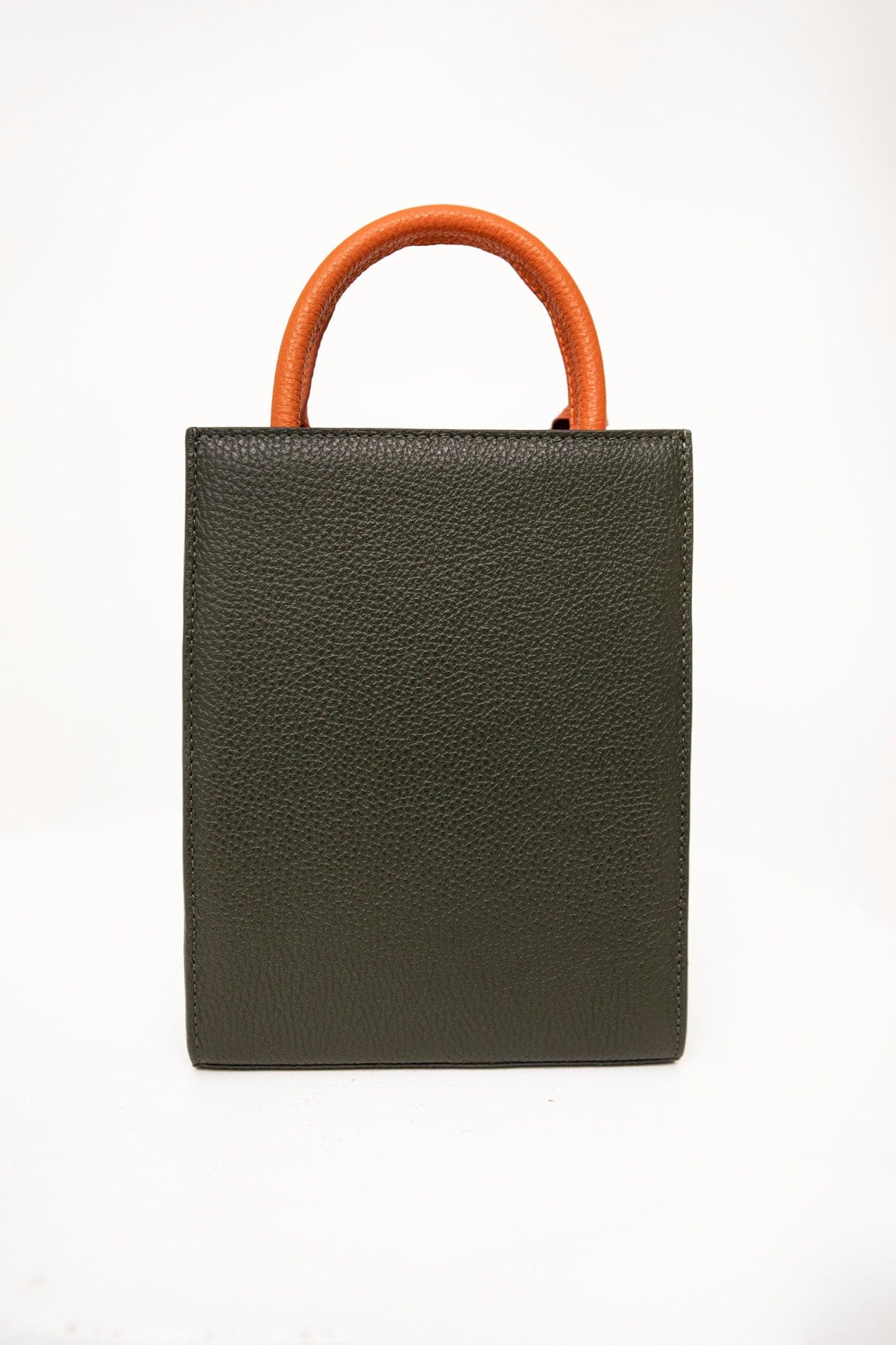 Сумка шкіряна Etape TOY BAG 888 Хакі / Помаранчевий