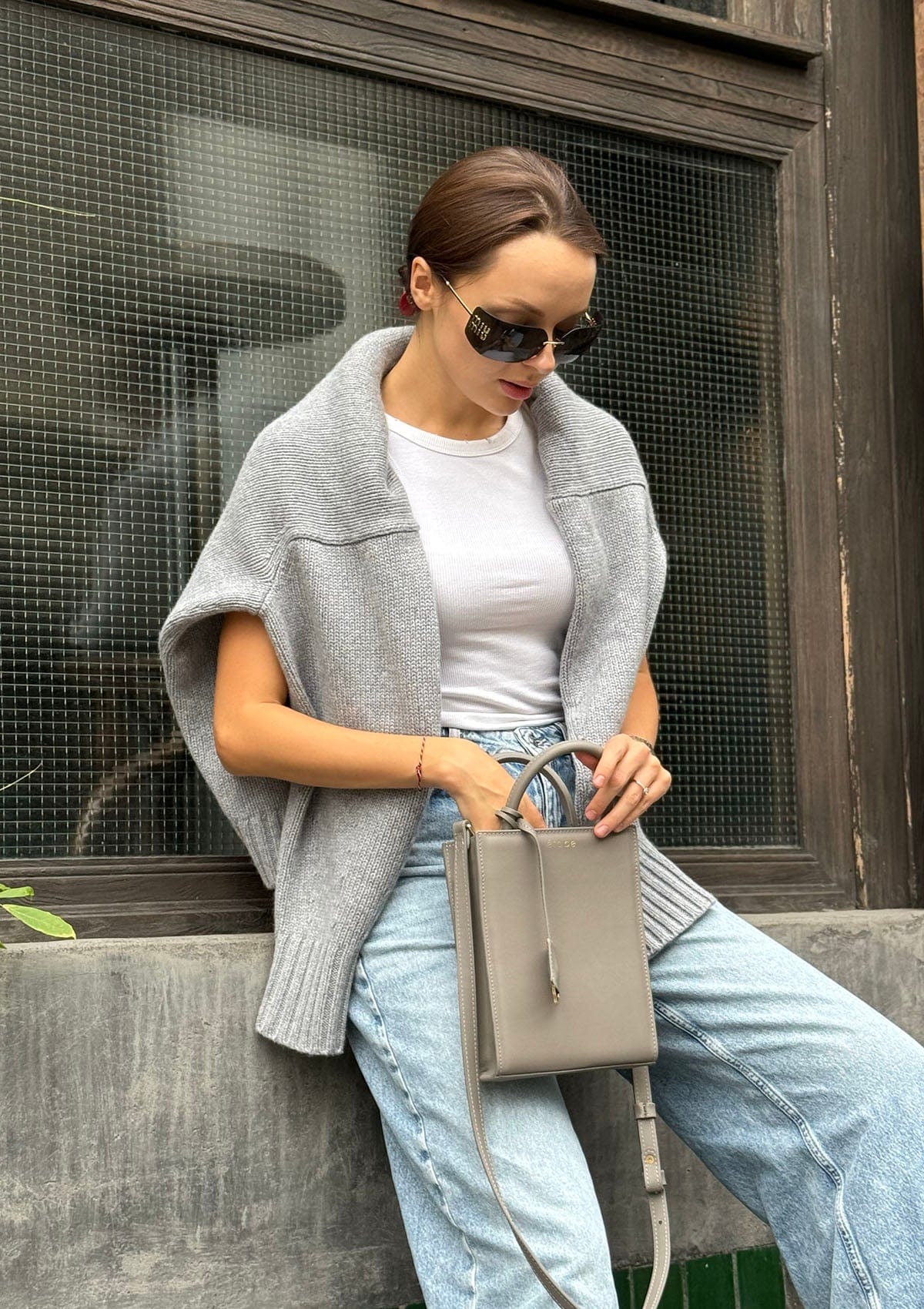 Сумка шкіряна Etape TOY BAG 888 Grey Nappa Сірий