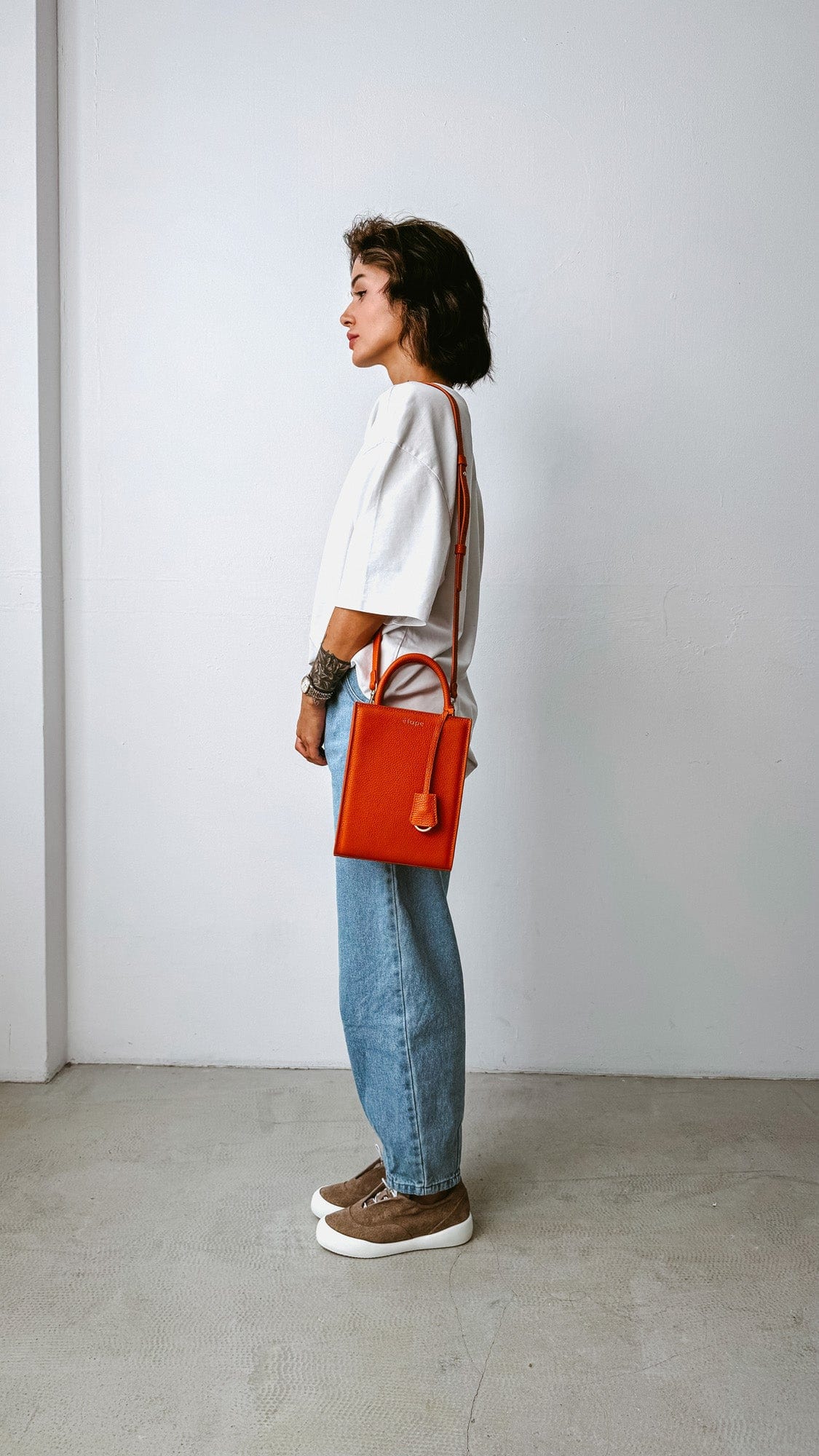 Сумка шкіряна Etape TOY BAG 888 OR Помаранчевий