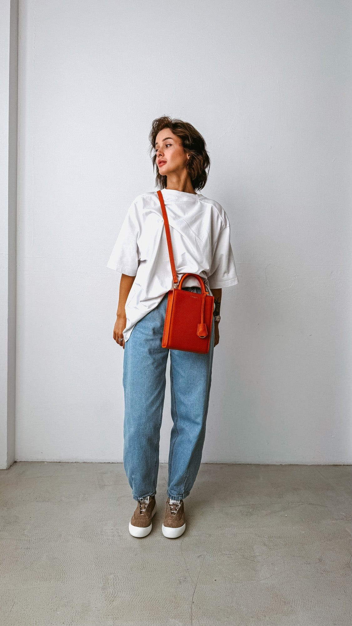 Сумка шкіряна Etape TOY BAG 888 OR Помаранчевий