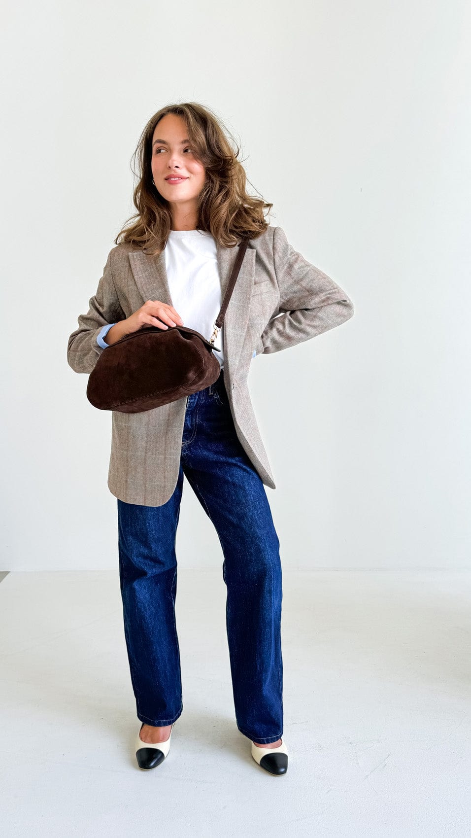 Сумка замшева Etape Venice Chocolate Suede