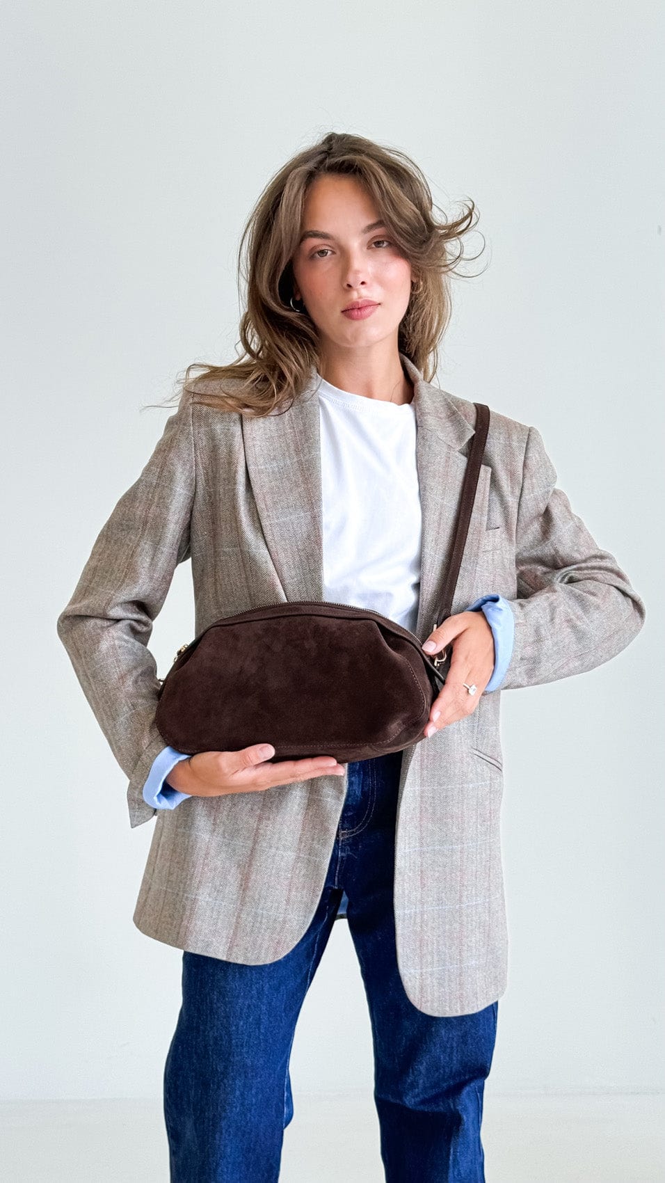 Сумка замшева Etape Venice Chocolate Suede