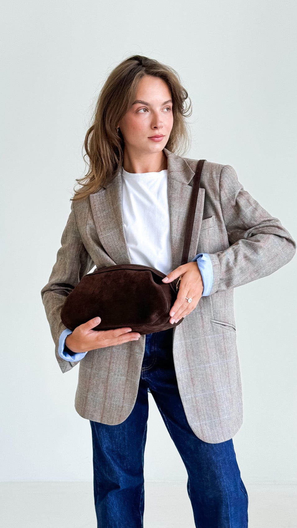 Сумка замшева Etape Venice Chocolate Suede