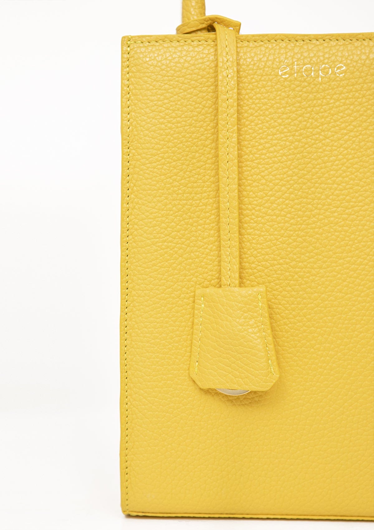 Сумка шкіряна Ètape X Sagaboi Hand Painted Yellow MINI Bag