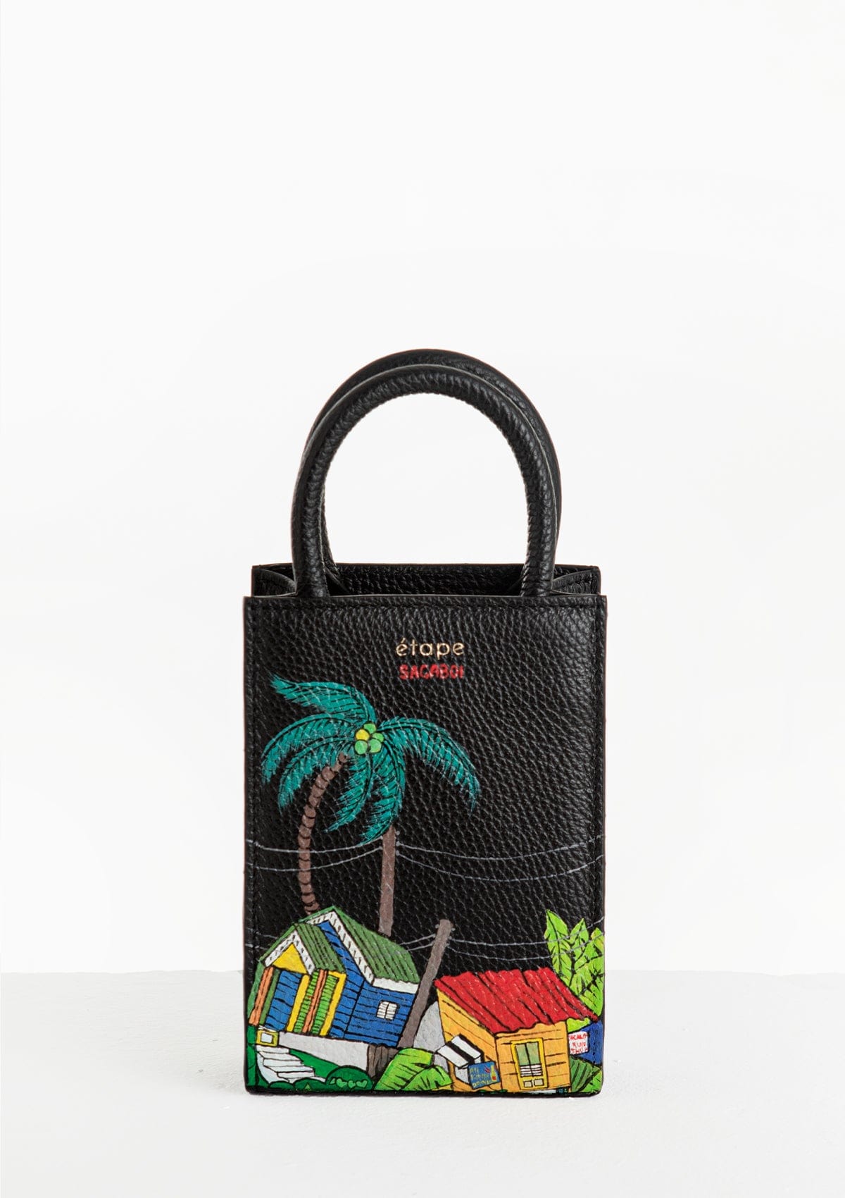 Сумка шкіряна Ètape X Sagaboy MIMI BAG Paint Black